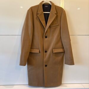The Kooples Men's Winter Coat Jacket tan Size L 42/44 - like new